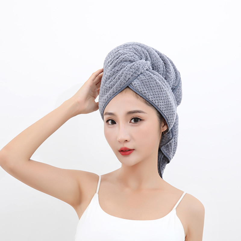 Greitai džiūstantis, sugeriantis ananasų turbanas, sustorintas, nusausintas rankšluosčiu, plaukų kepuraitė, nauja