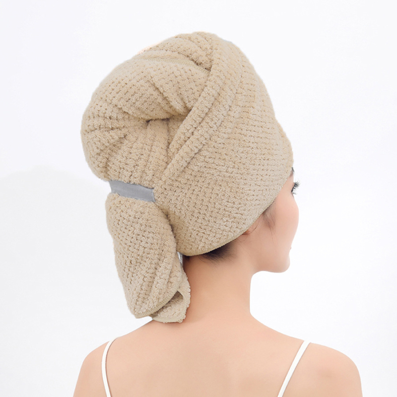 Greitai džiūstantis, sugeriantis ananasų turbanas, sustorintas, nusausintas rankšluosčiu, plaukų kepuraitė, nauja