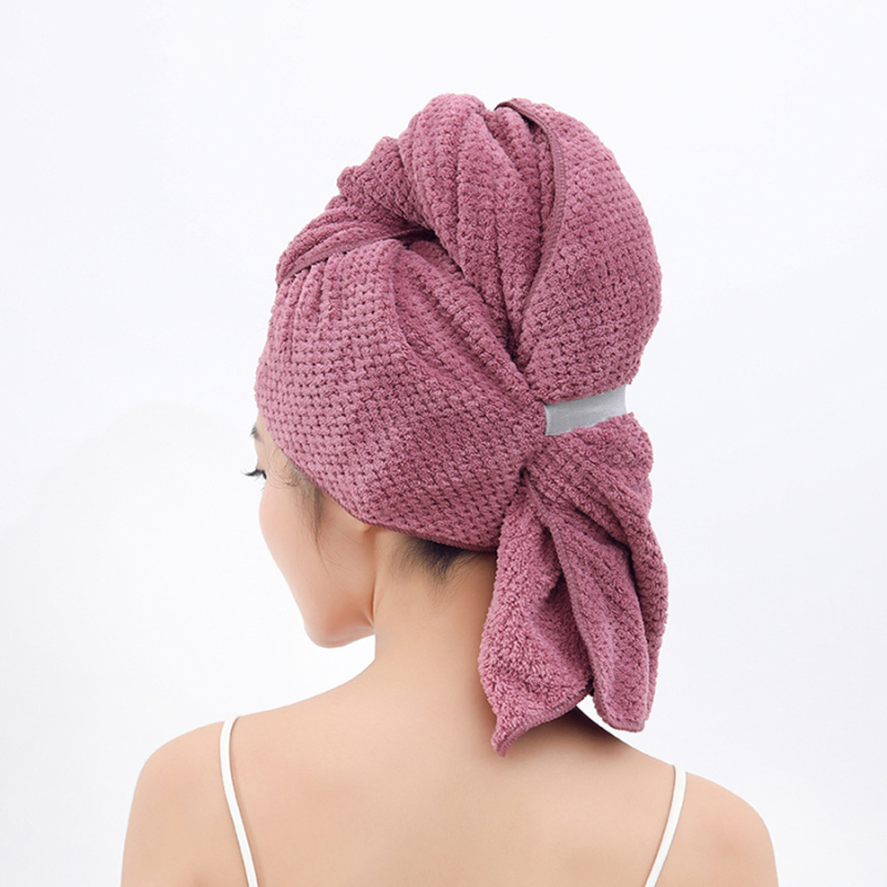 Greitai džiūstantis, sugeriantis ananasų turbanas, sustorintas, nusausintas rankšluosčiu, plaukų kepuraitė, nauja