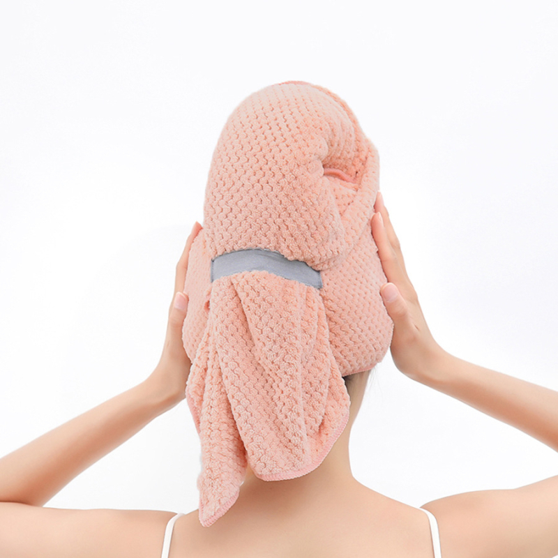 Greitai džiūstantis, sugeriantis ananasų turbanas, sustorintas, nusausintas rankšluosčiu, plaukų kepuraitė, nauja