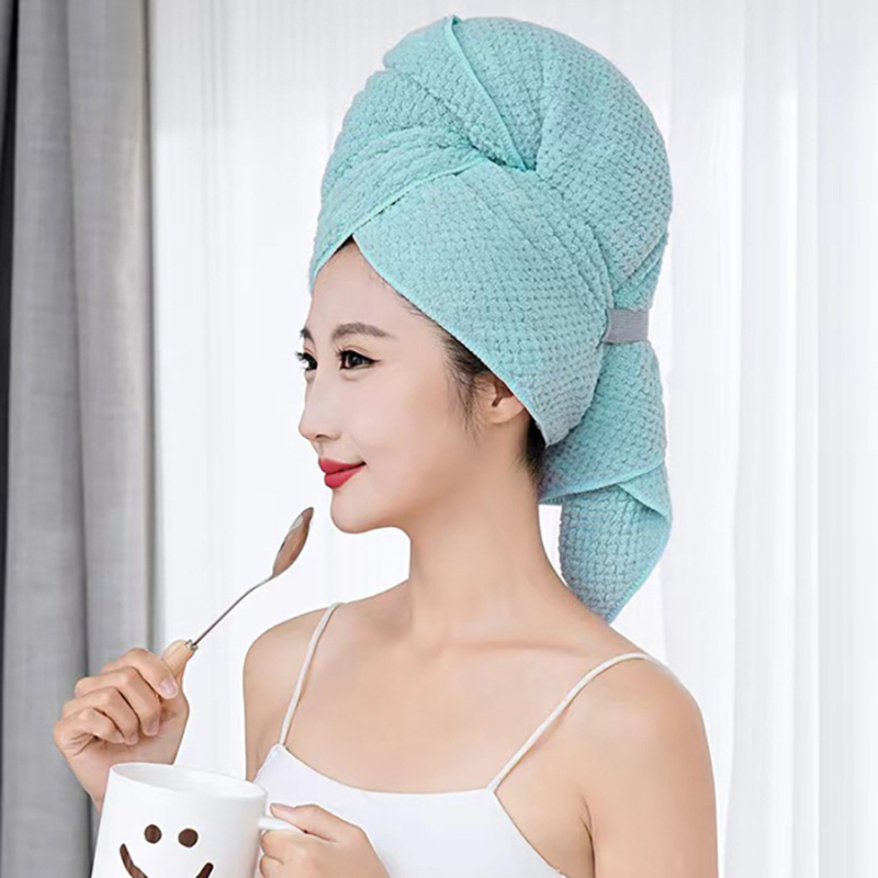 Greitai džiūstantis, sugeriantis ananasų turbanas, sustorintas, nusausintas rankšluosčiu, plaukų kepuraitė, nauja