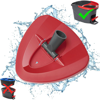 Προσαρμόσιμα αξεσουάρ περιστρεφόμενης σφουγγαρίστρας O-Cedar EasyWring, αξεσουάρ βάσης σφουγγαρίστρας με τριγωνικό καπάκι