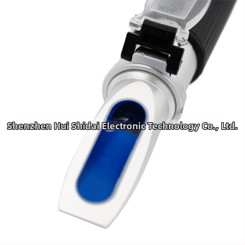 Високопрецизен 0-80% удобен ръчен рефрактометър за измерване на концентрацията на етанол и алкохол, инструмент за измерване на алкохол