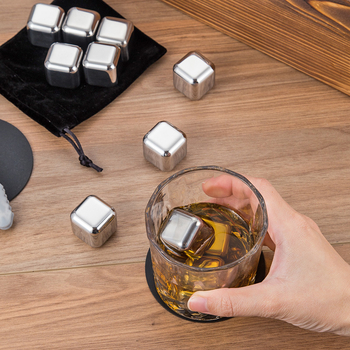 Spot -304 неръждаема стомана ледено уиски ледено вино Каменен дървен комплект кутия подаръчен комплект Amazon поколение коса