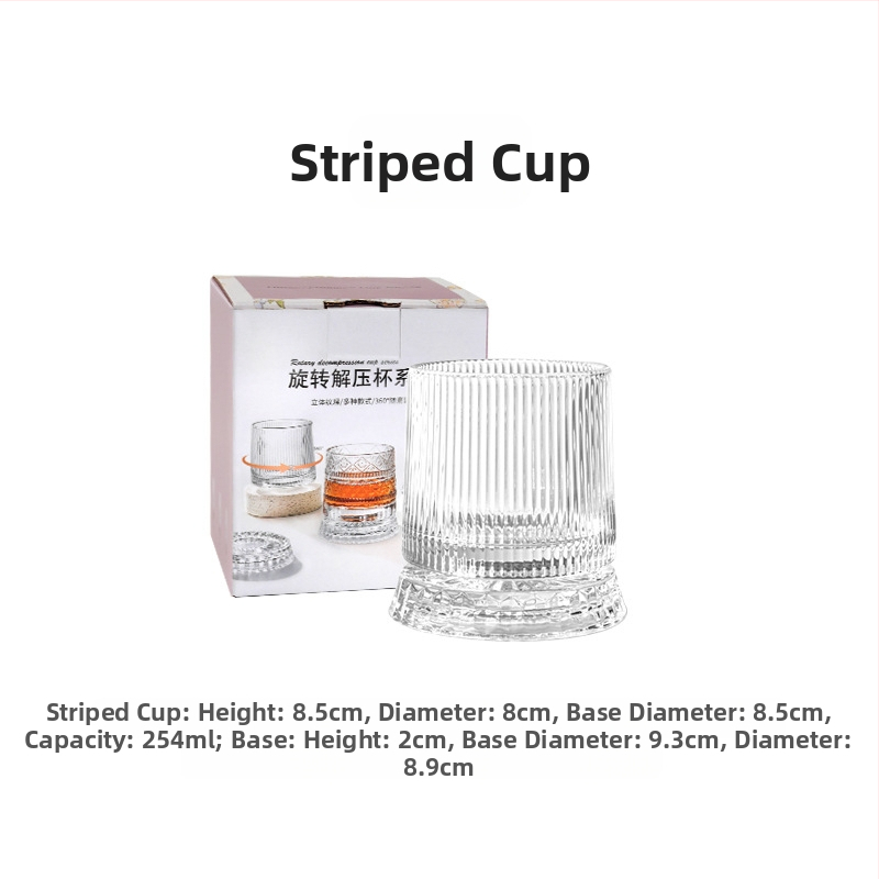 Csillag gyémánt forgó kristály dekantáló öltöny háztartási söröspohár whisky borospohár ajándék fény luxus bor öltöny