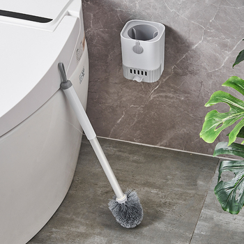 Tualetinis šepetys gali būti pakabinamas, vertikaliai, nėra aklavietės, tualeto ir vonios kambario buitinis valymas ilgakočiu šepečiu gali nusausinti ir surinkti vandenį