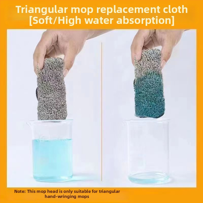 Uus kolmnurkne mopp, eriti suur, 360-kraadiselt pöörlev, klaasseinte, lagede, põrandate ja puitpõrandate puhastamiseks