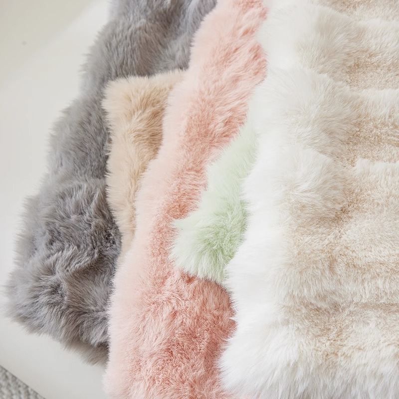 Кремава лека луксозна калъфка за възглавница в тоскански стил с плюшен заек, плюшена възглавница, диван, спалня, татами, облегалка