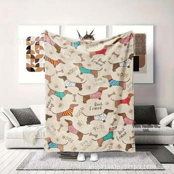 Gyvūnų flanelinė antklodė, snapo sofa, biuro lova, kempingo kelioninė daugiafunkcinė antklodė, tinkanti visiems metų laikams