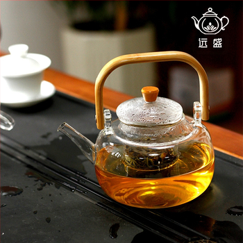 Εργοστάσιο χονδρικής χοντρό δοχείο μεγάλης χωρητικότητας υψηλής βοριοπυριτικής γυάλινης τσαγιέρας βραστήρα βραστήρα τσαγιέρα