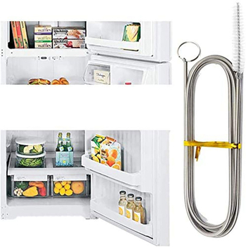 Amazon`s Same nerūsējošā tērauda neilona ledusskapja perforatora birste pavasara tīrīšanas rīks Spot Seconds sildīšanas tapa