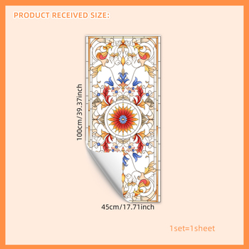 DJ7047 lihtsa värvimustriga elektrostaatiline klaasist isekleepuvad kahepoolsed trükiakna kleebised, mis on nähtavad ilma liimita