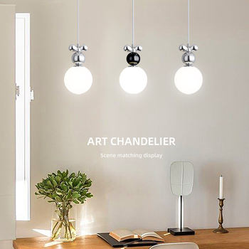 Moodne minimalistlik UFO restorani lühter loominguline kreemjas stiilis magamistoa voodiäärne väike lühter lastetoa õppetoa lamp