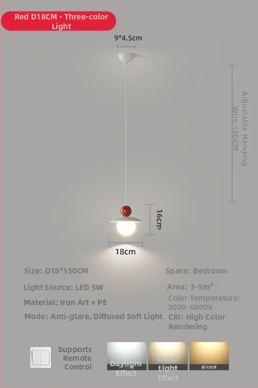 Moodne minimalistlik UFO restorani lühter loominguline kreemjas stiilis magamistoa voodiäärne väike lühter lastetoa õppetoa lamp