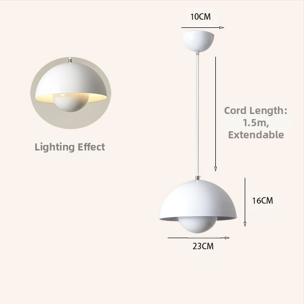 Moodne minimalistlik UFO restorani lühter loominguline kreemjas stiilis magamistoa voodiäärne väike lühter lastetoa õppetoa lamp