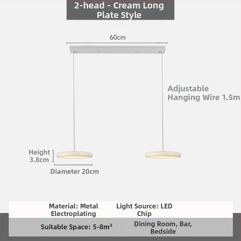 Moodne minimalistlik UFO restorani lühter loominguline kreemjas stiilis magamistoa voodiäärne väike lühter lastetoa õppetoa lamp