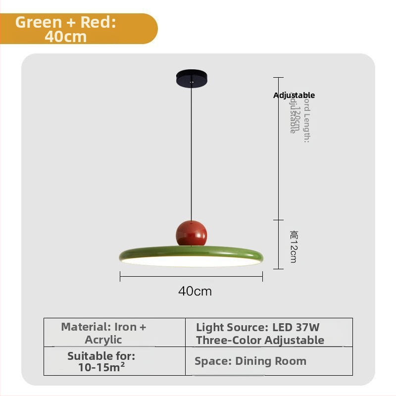 Moodne minimalistlik UFO restorani lühter loominguline kreemjas stiilis magamistoa voodiäärne väike lühter lastetoa õppetoa lamp