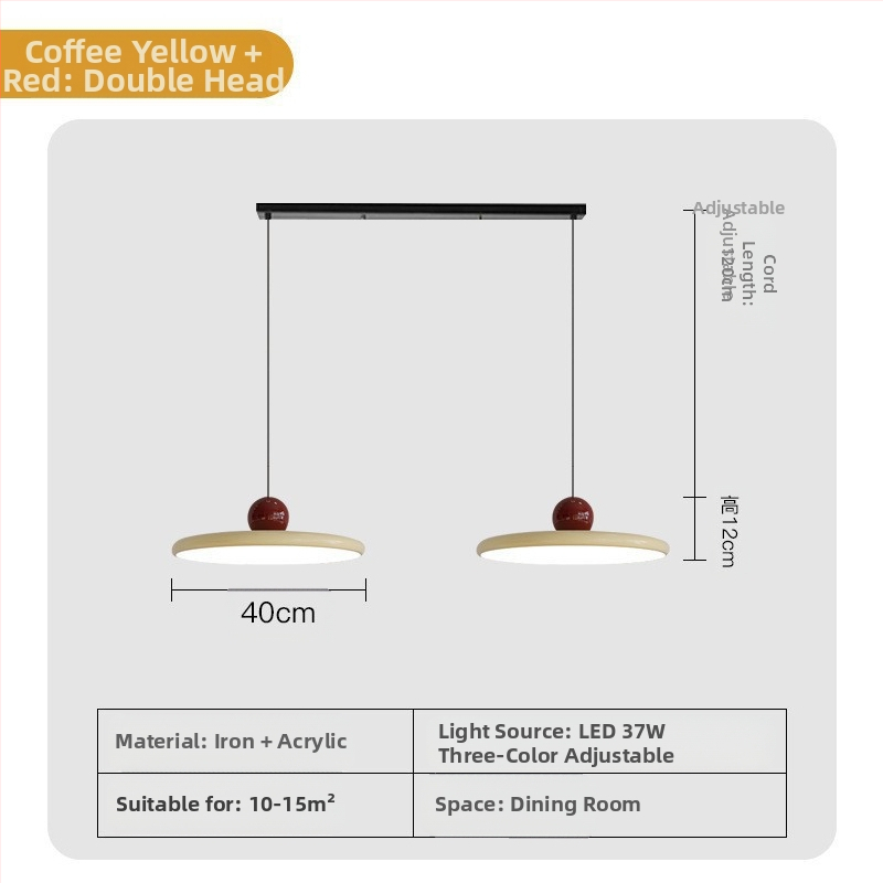 Moodne minimalistlik UFO restorani lühter loominguline kreemjas stiilis magamistoa voodiäärne väike lühter lastetoa õppetoa lamp