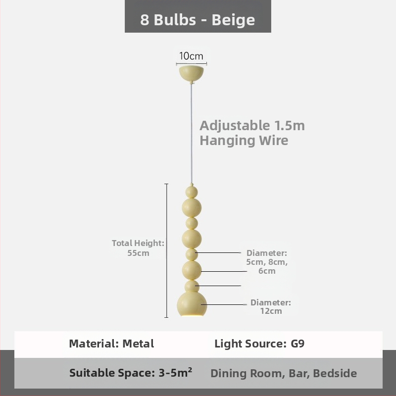 Moodne minimalistlik UFO restorani lühter loominguline kreemjas stiilis magamistoa voodiäärne väike lühter lastetoa õppetoa lamp
