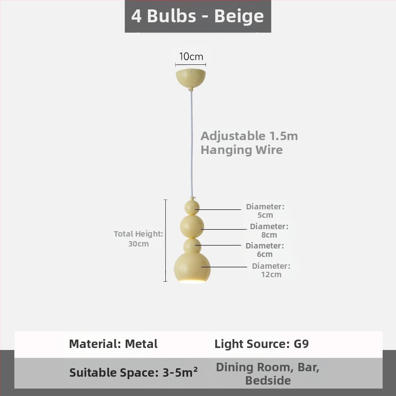 Moodne minimalistlik UFO restorani lühter loominguline kreemjas stiilis magamistoa voodiäärne väike lühter lastetoa õppetoa lamp