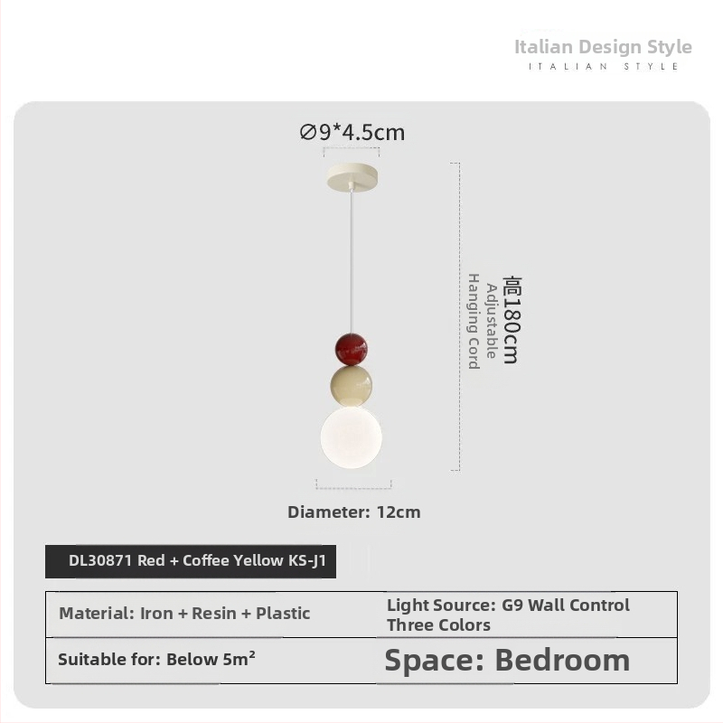 Moodne minimalistlik UFO restorani lühter loominguline kreemjas stiilis magamistoa voodiäärne väike lühter lastetoa õppetoa lamp