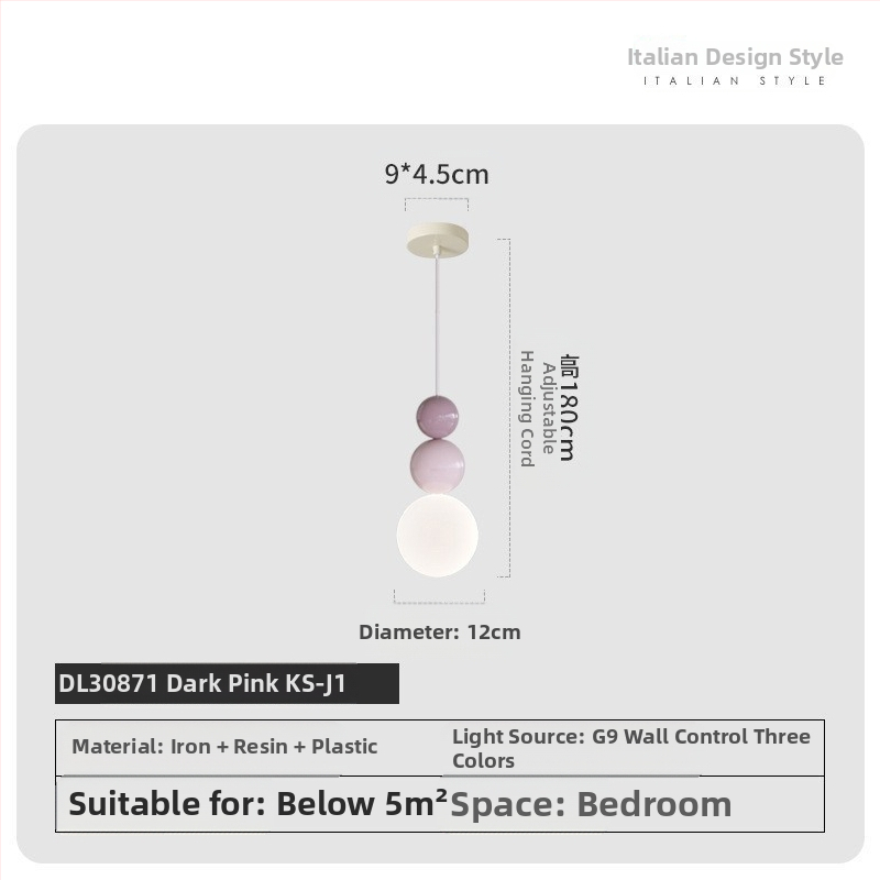 Moodne minimalistlik UFO restorani lühter loominguline kreemjas stiilis magamistoa voodiäärne väike lühter lastetoa õppetoa lamp