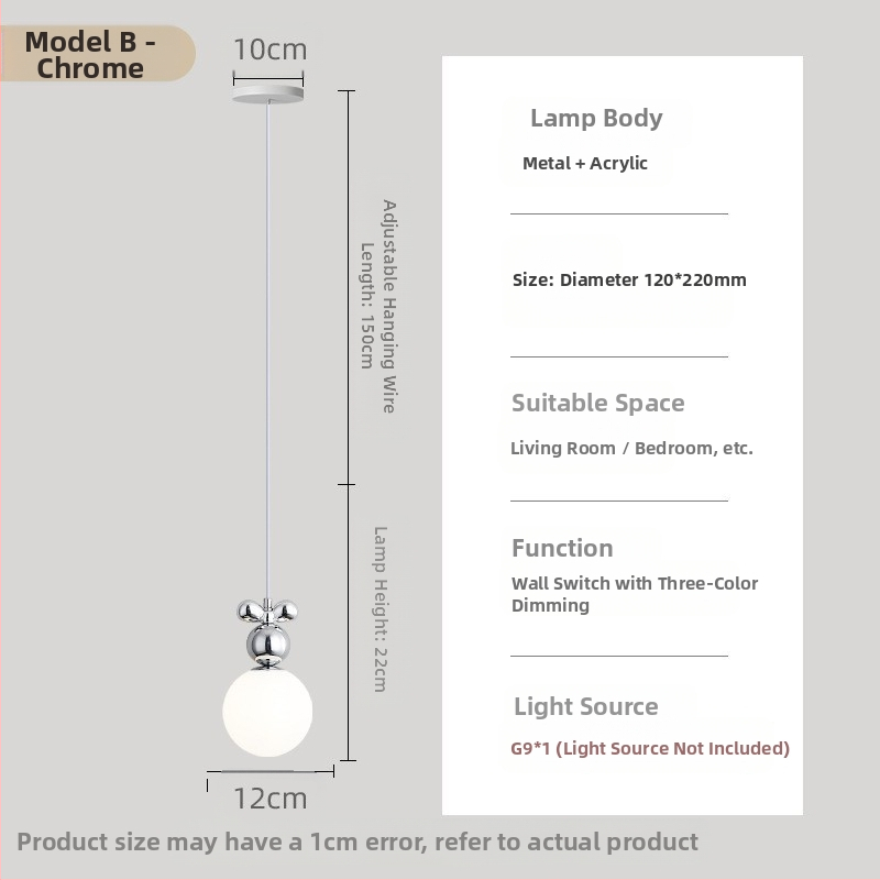 Moodne minimalistlik UFO restorani lühter loominguline kreemjas stiilis magamistoa voodiäärne väike lühter lastetoa õppetoa lamp