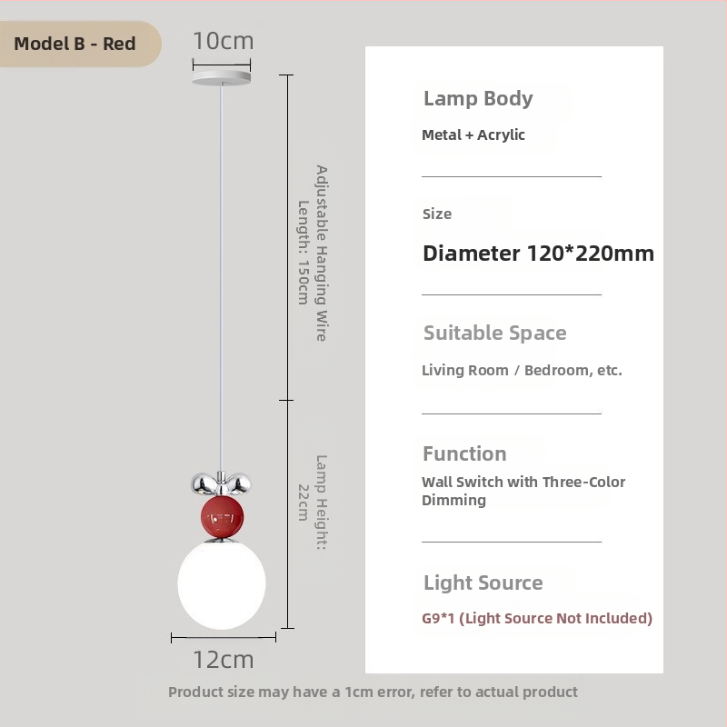 Moodne minimalistlik UFO restorani lühter loominguline kreemjas stiilis magamistoa voodiäärne väike lühter lastetoa õppetoa lamp