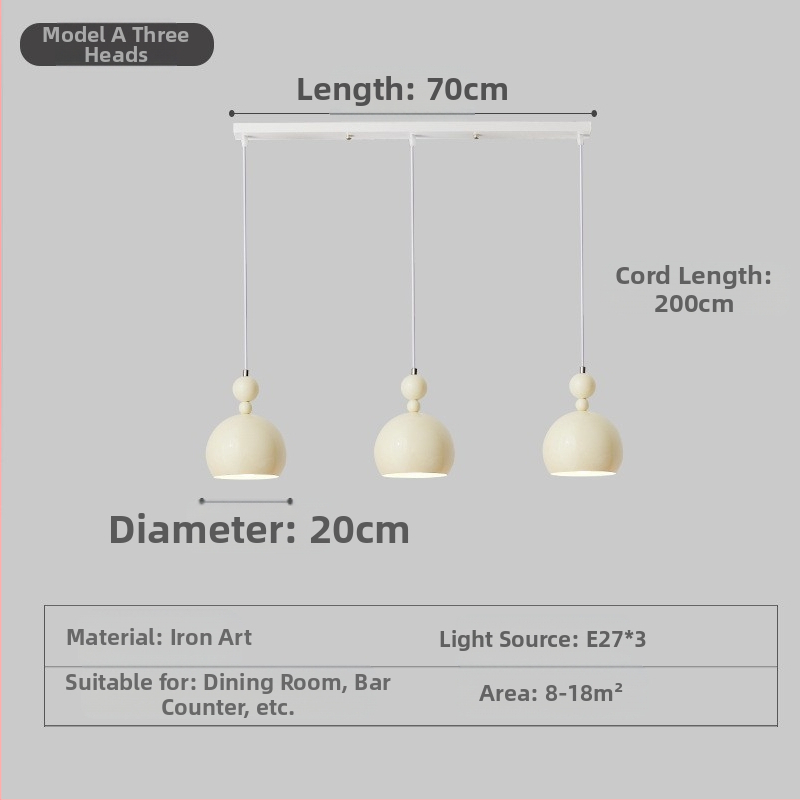 Moodne minimalistlik UFO restorani lühter loominguline kreemjas stiilis magamistoa voodiäärne väike lühter lastetoa õppetoa lamp