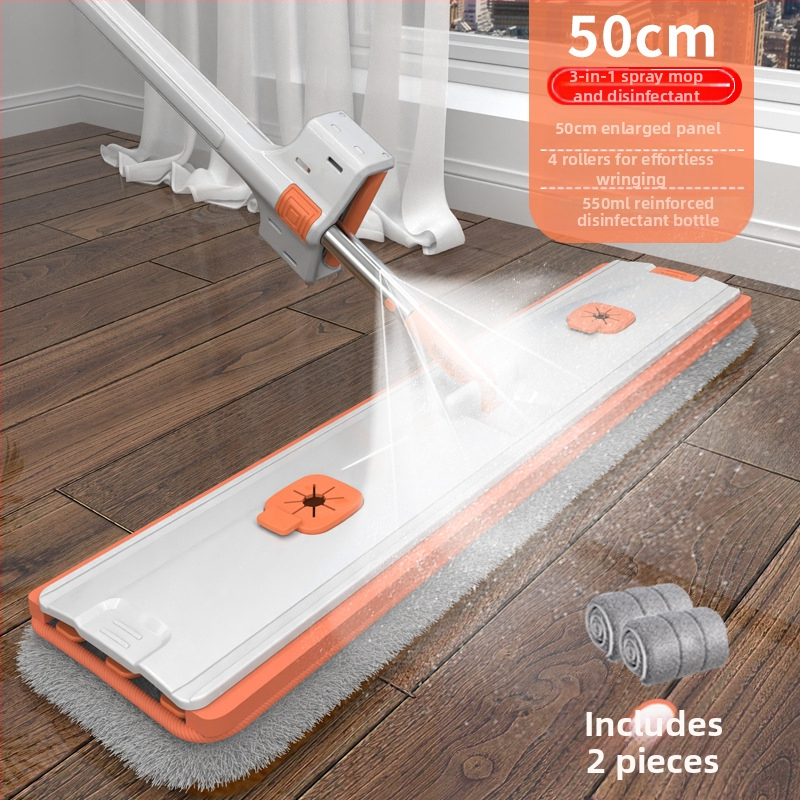 50 cm mopp käed-vabad mopp majapidamises ühe mopiga põrandalame mopp vett imav laisk mopp põrandamopp