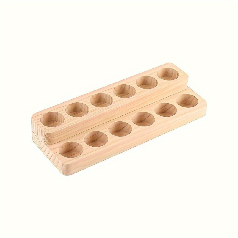 Sandėlyje yra tarpvalstybinių prekių, skirtų „Dotteri“ eterinio aliejaus 12 skylių ekspozicijos stovas, medinis ekspozicijos stovas, eterinio aliejaus buteliukų laikymo dėžė