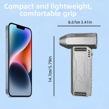 Belaidis, tolygiai reguliuojamo greičio, nešiojamas, rankinis, didelės spartos, turbo ventiliatoriaus, USB įkrovimo, kempingo dulkių šalinimo įrenginys