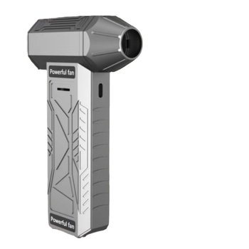 Bezpakāpju mainīga ātruma bezvadu pārnēsājams rokas ātrgaitas turbo ventilatora matu žāvētājs ar USB uzlādi kempingam ar sadegšanas palīdzību putekļu noņemšanai