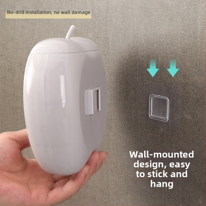 Кутия за съхранение на ябълки, торбичка за съхранение на свежи продукти без перфоратор, кутия за съхранение на стена, комплект пластмасови опаковки за хранителни цели