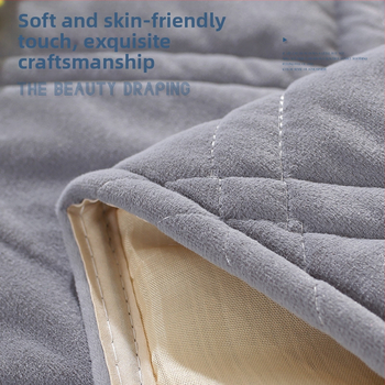 Lovos užtiesalas, vienspalvis, viskas įskaičiuota, žakardo, modernus minimalistinis miegamojo lovos užtiesalas, nuimamas ir plaunamas, minkštas zomšos užvalkalas nuo dulkių, pritaikomas pagal užsakymą.