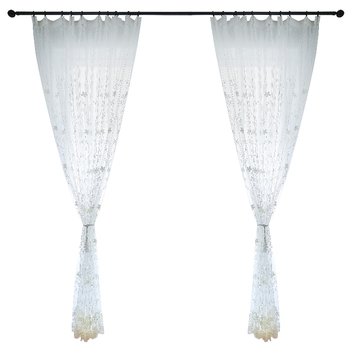 ✠ Мрежеста тюл марля завеса Бяла марля завеса за прозорец Плат за екран Бял пясък Еркерен прозорец Балконска затъмняваща пясъчна завеса Изрязана дантела