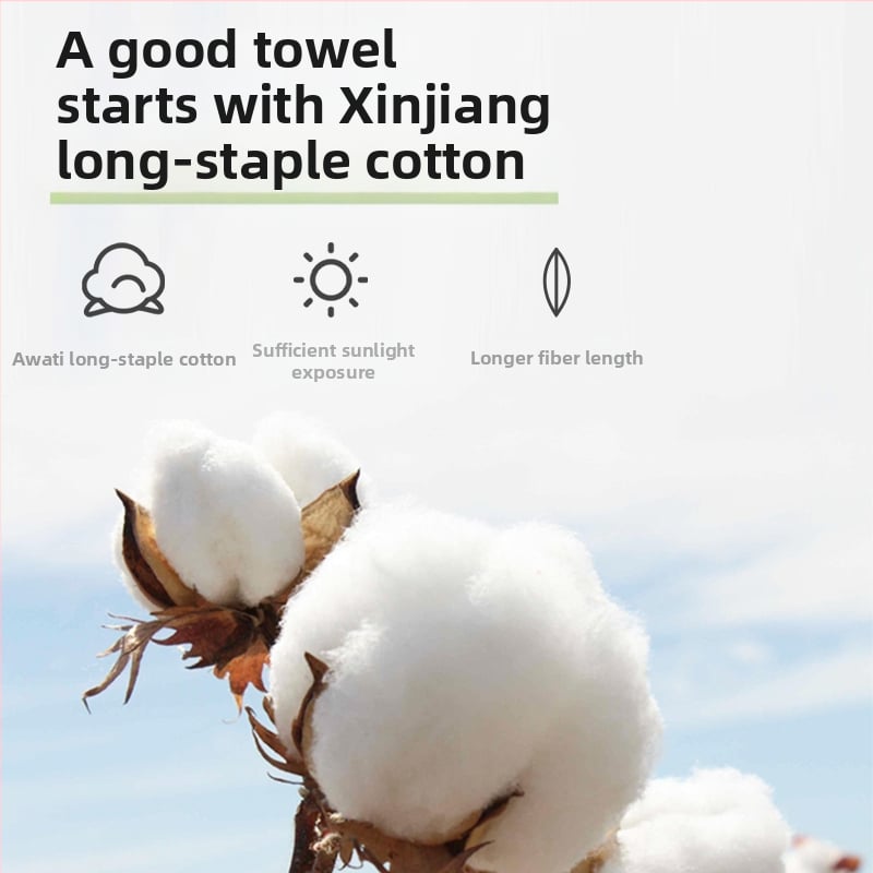 3 vnt. „Jieliya“ medvilninių rankšluosčių, 2024 m., naujas, A klasės medvilninis, sugeriantis, plaukų nepaliekantis, buitinis veido prausiklis suaugusiems.