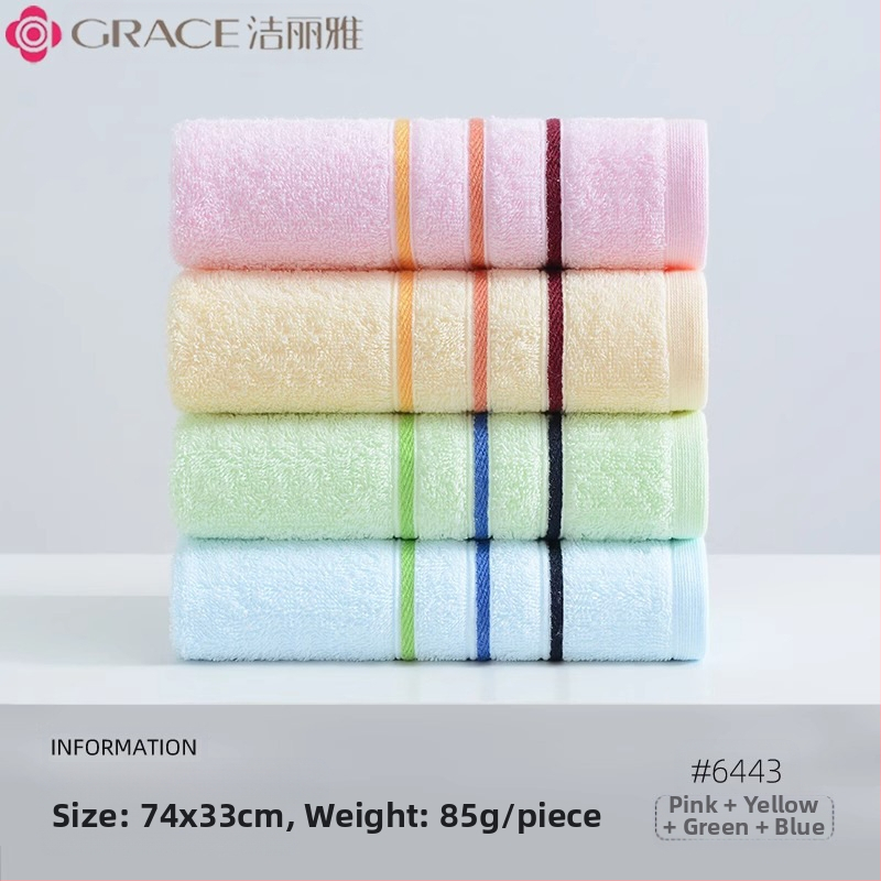 3 pakki Jieliya puuvillast rätikut 2024 Uus puuvillane A-klassi imav karvavaba majapidamisnäopesu täiskasvanutele mõeldud näorätik