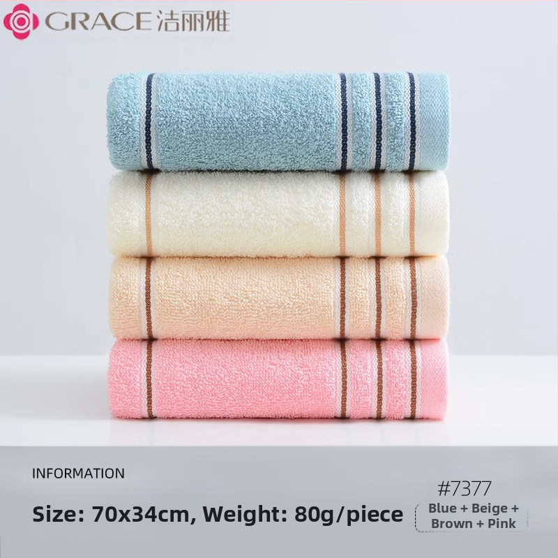 3 pakki Jieliya puuvillast rätikut 2024 Uus puuvillane A-klassi imav karvavaba majapidamisnäopesu täiskasvanutele mõeldud näorätik