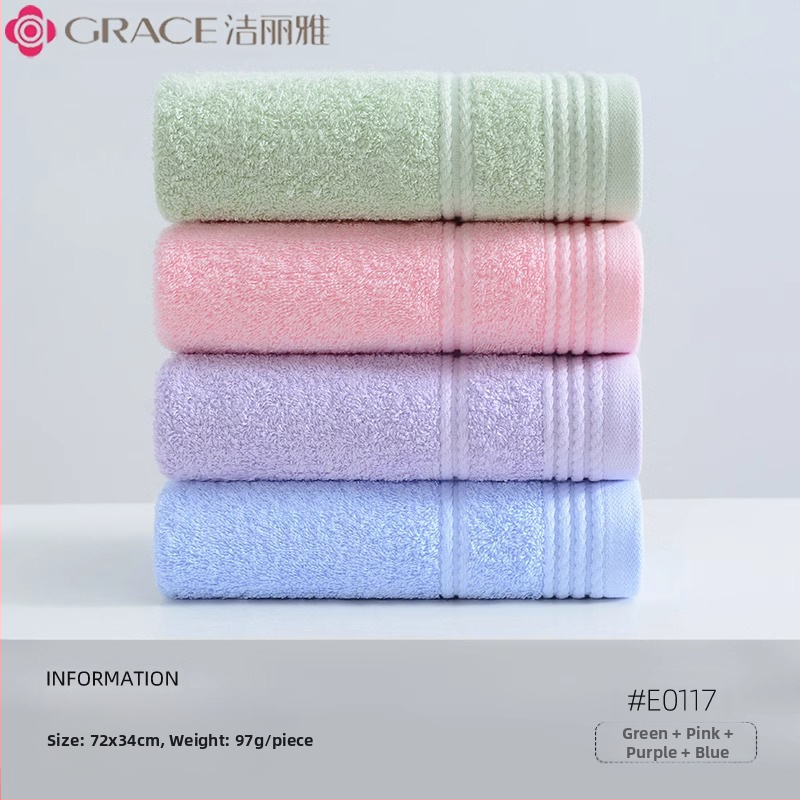 3 pakki Jieliya puuvillast rätikut 2024 Uus puuvillane A-klassi imav karvavaba majapidamisnäopesu täiskasvanutele mõeldud näorätik