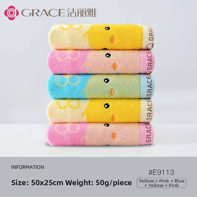 3 pakki Jieliya puuvillast rätikut 2024 Uus puuvillane A-klassi imav karvavaba majapidamisnäopesu täiskasvanutele mõeldud näorätik