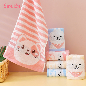 Laste rätik hulgimüügist žakaarkangast imav paks puuvill klass A lasteaia beebipesu armas kingitusrätik