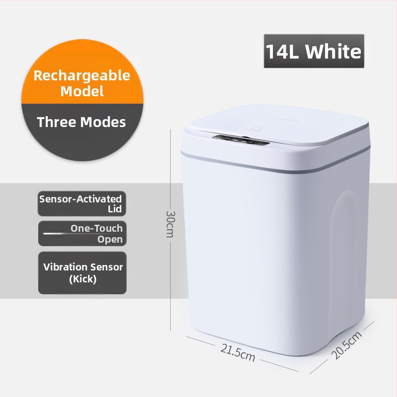 Nauja išmanioji šiukšliadėžė vonios kambario jutikliu vandeniui atspari šiukšliadėžė plastikinė kūrybinga išmaniųjų namų šiukšliadėžė didmeninė prekyba