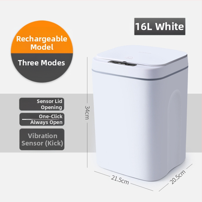 Nauja išmanioji šiukšliadėžė vonios kambario jutikliu vandeniui atspari šiukšliadėžė plastikinė kūrybinga išmaniųjų namų šiukšliadėžė didmeninė prekyba