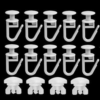 Užuolaidų priedai, nano skriemulys, 50 srieginių skriemulių, 4 tinka, yra sandėlyje.