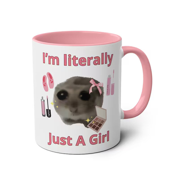 Κεραμική κούπα καφέ, φλυτζάνι τσαγιού, νέα κούπα, Sad Hamster, Born to slay