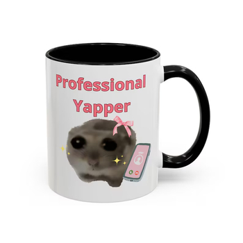 Κεραμική κούπα καφέ, φλυτζάνι τσαγιού, νέα κούπα, Sad Hamster, Born to slay