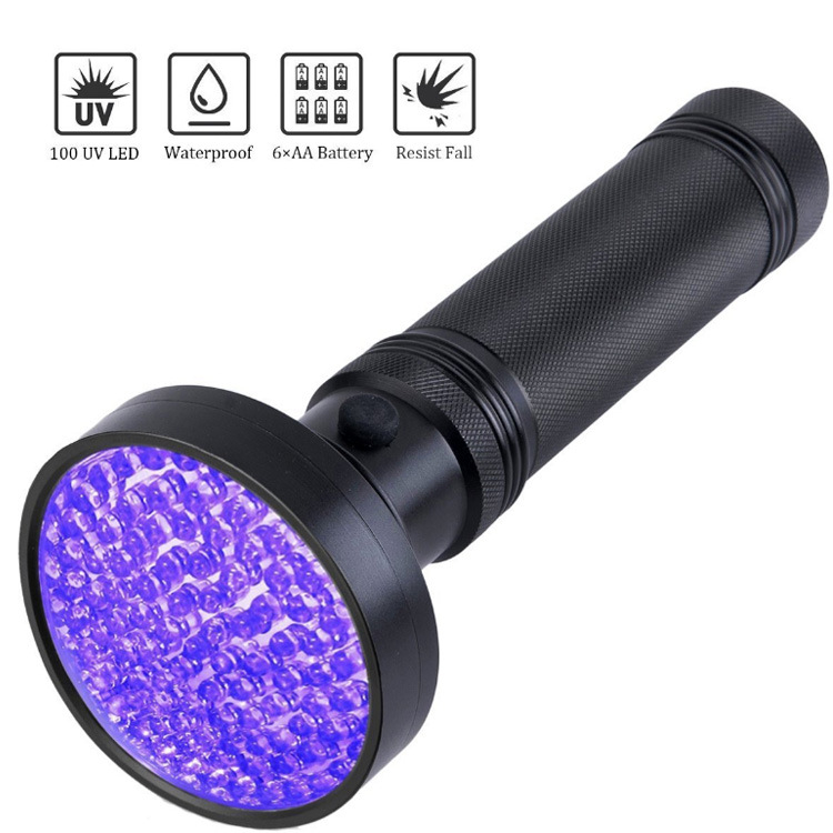 Nemokamas logo100uv51 violetinis žibintuvėlis 21 LED UV žibintuvėlis augintinių šlapimui fluorescencinė skorpiono šviesa