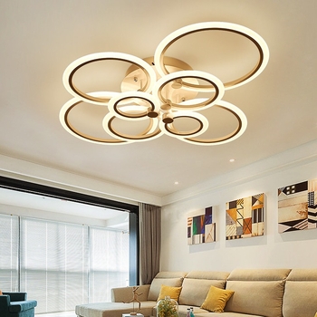 Ring Outer helendav elutoa laelamp akrüülist LED-magamistoa kabinetilamp toetab Tmall Xiaoai häält