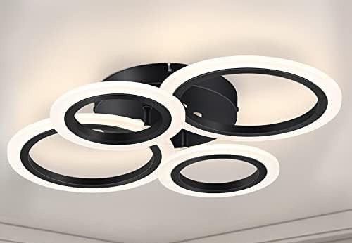 Ring Outer helendav elutoa laelamp akrüülist LED-magamistoa kabinetilamp toetab Tmall Xiaoai häält